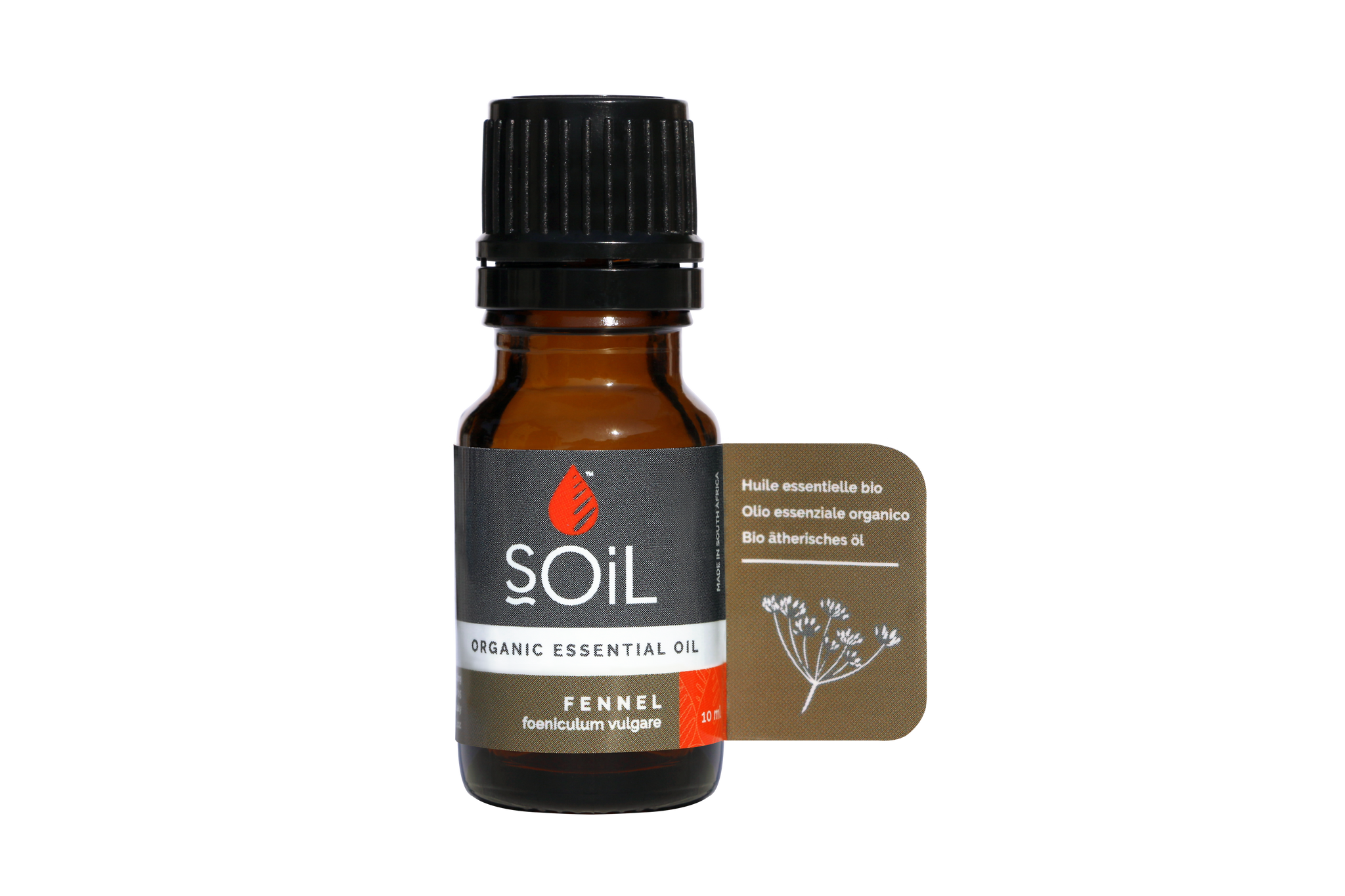 SOil Organic Essential Oil - Fennel (Foeniculum Vulgare) Oil 10ml