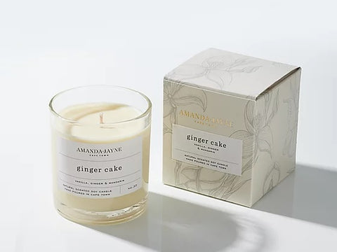 Amanda-Jayne Scented Candle - Ginger Cake - Blue Willow Tree