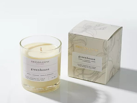 Amanda-Jayne Scented Candle - Greenhouse - Blue Willow Tree