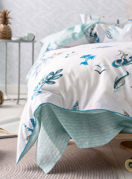 Surfari Duvet Cover Set - Blue Willow Tree