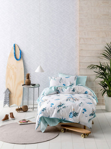 Surfari Duvet Cover Set - Blue Willow Tree