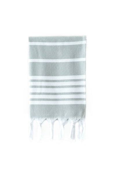 Herringbone Weave Turkish Hand Towel/Napkin 48x90 - Blue Willow Tree