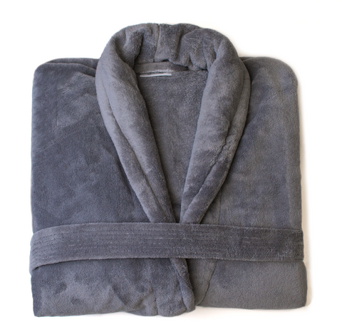 Club Classique Coral Fleece Gown - Blue Willow Tree