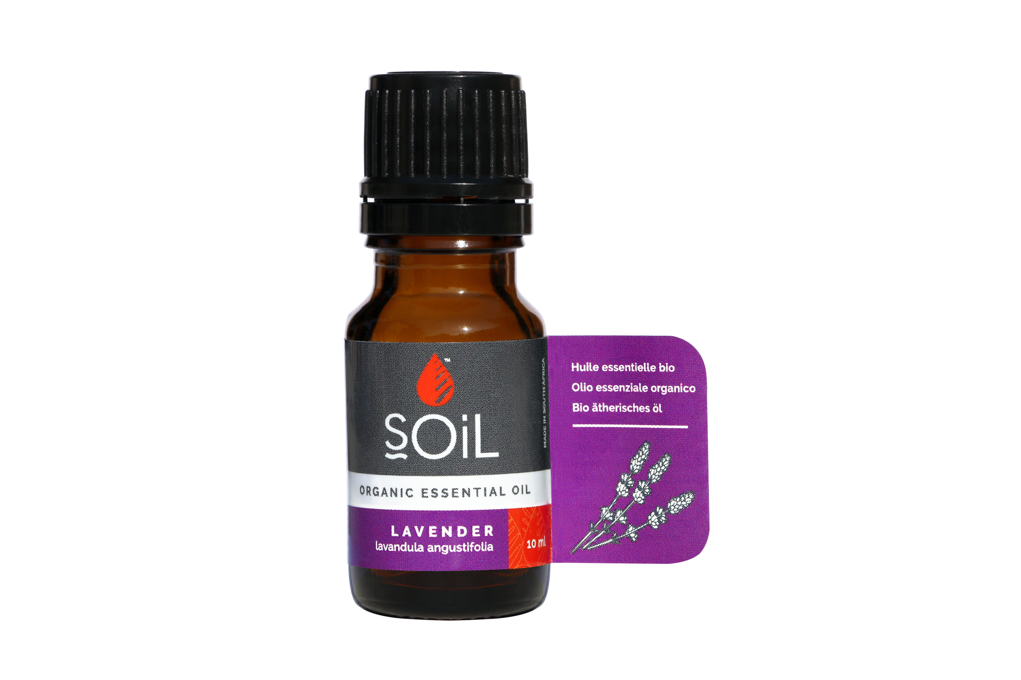 SOil Organic Essential Oil - Lavender (Lavandula Angustifolia) 10ml