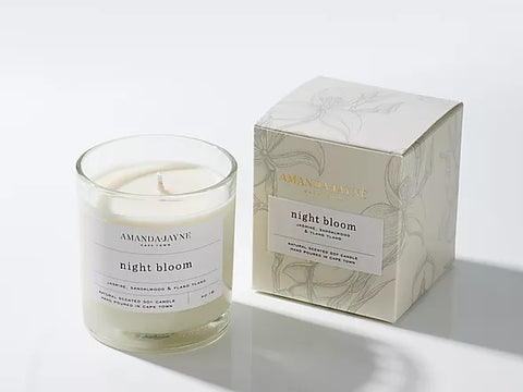 Amanda-Jayne Scented Candle - Night Bloom - Blue Willow Tree