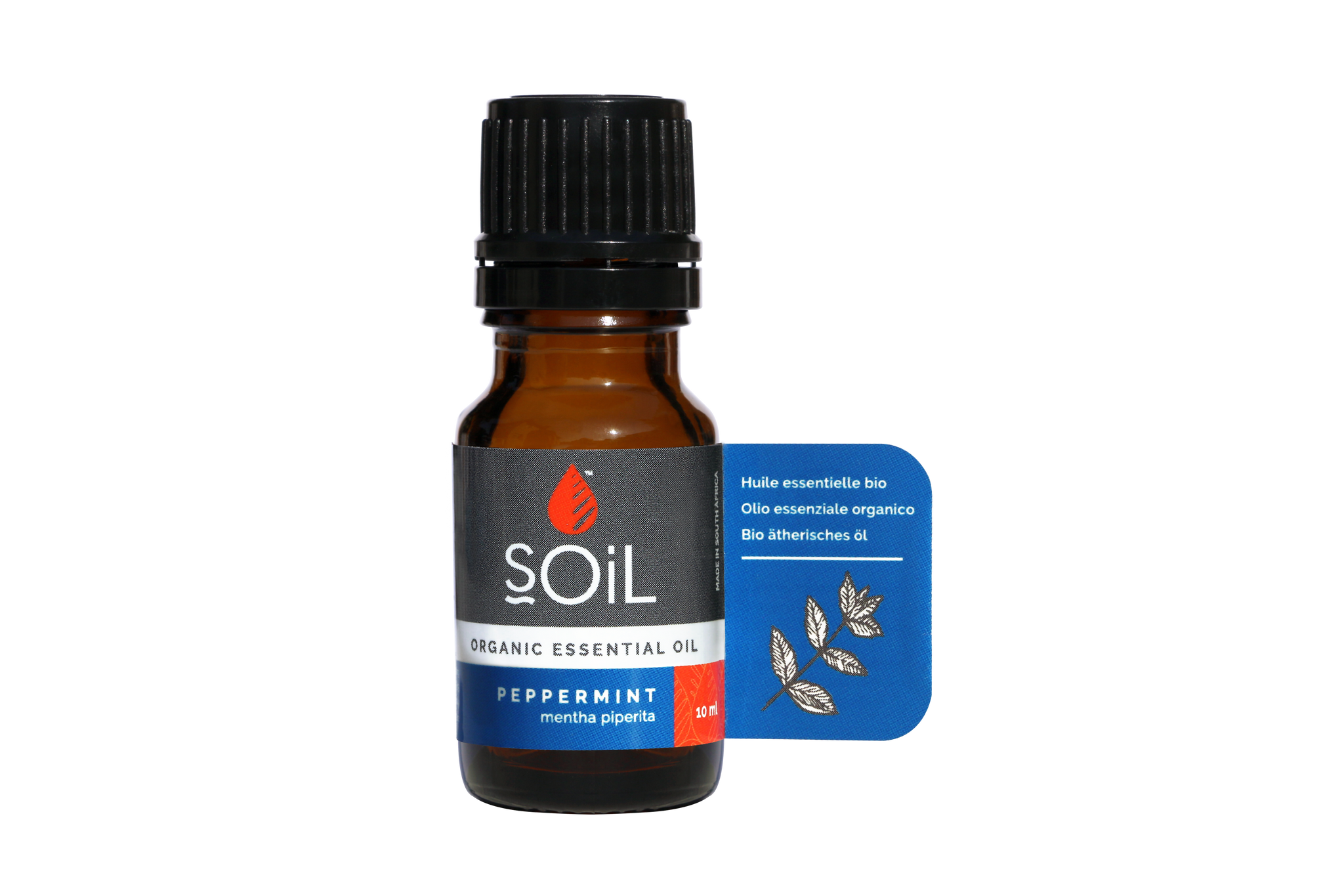 SOil Organic Essential Oil - Peppermint (Mentha Piperita) 10ml