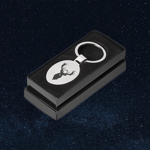 Stag & Crown Keyring