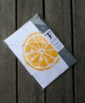 Slice O' Lemon Tea Towel - Blue Willow Tree