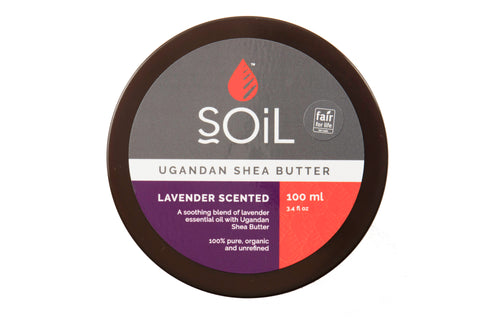 SOil Organic Lavender Scented Shea Butter 100ml
