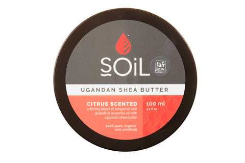 SOil Organic Citrus Scented Shea Butter 100ml