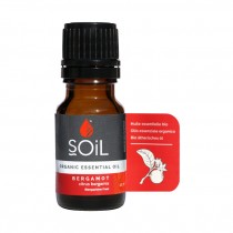 SOil Organic Essential Oil -  Bergamot FCF Oil (Bergaptene free) Citrus Bergamia 10ml
