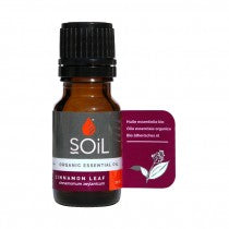 SOil Organic Essential Oil -  Cinnamon Leaf Oil (Cinnamomum zeylanicum) 10ml