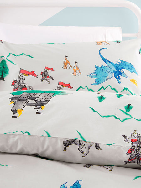 Dragons Duvet Cover Set - Blue Willow Tree