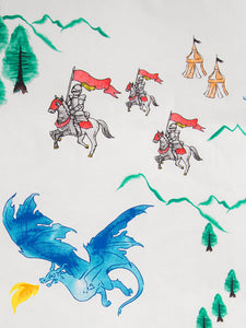 Dragons Duvet Cover Set - Blue Willow Tree